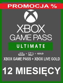 Xbox game pass Ultimate 2/4/12 miesięcy