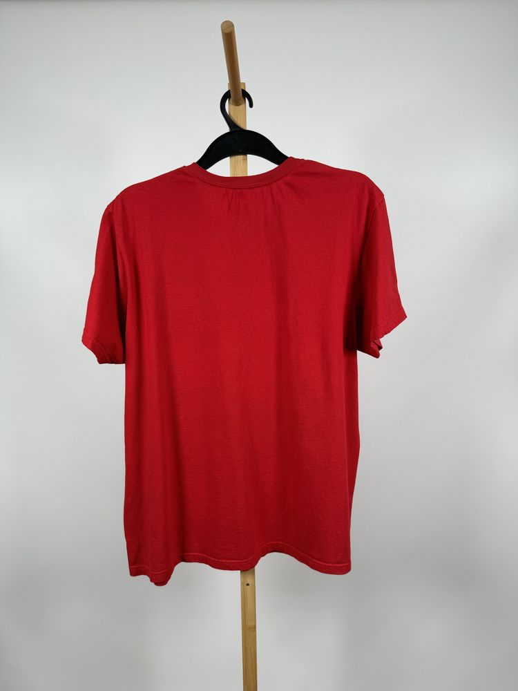 Adidas New York t-shirt czerwona koszulka XXL