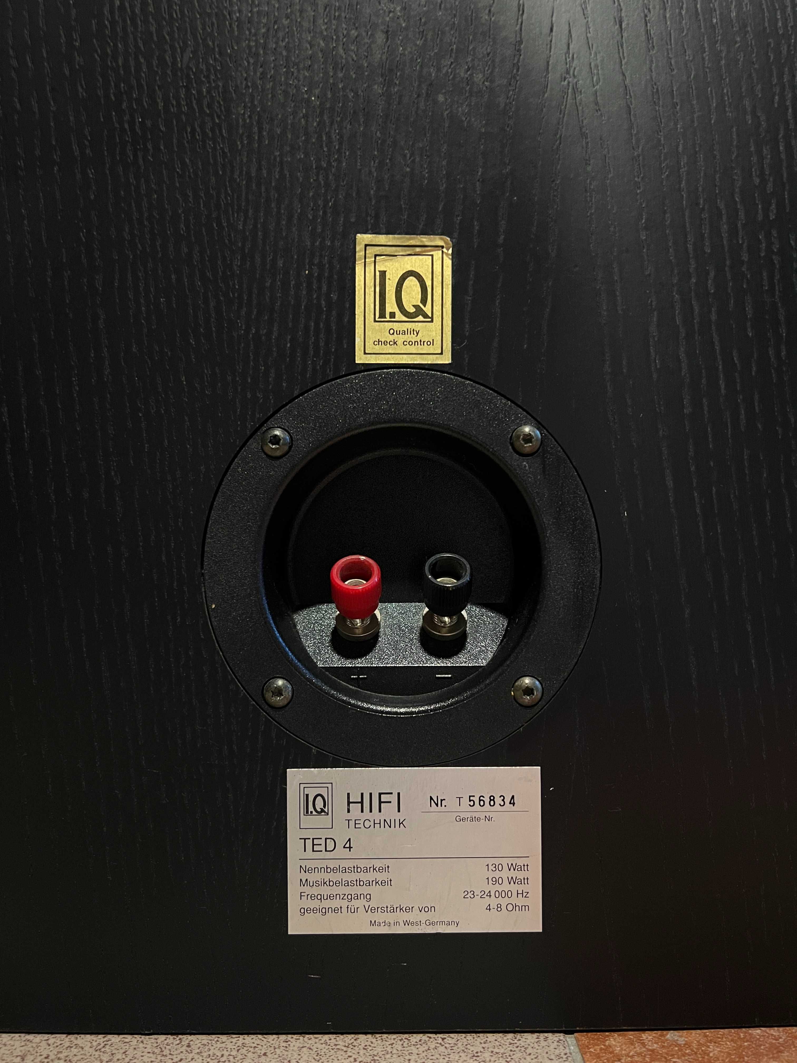 Kolumny podłogowe IQ TED 4, Potężne, Audio Room