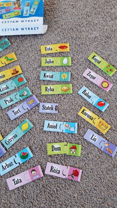 Gra edukacyjna "Czytam wyrazy" wyd. Alexander