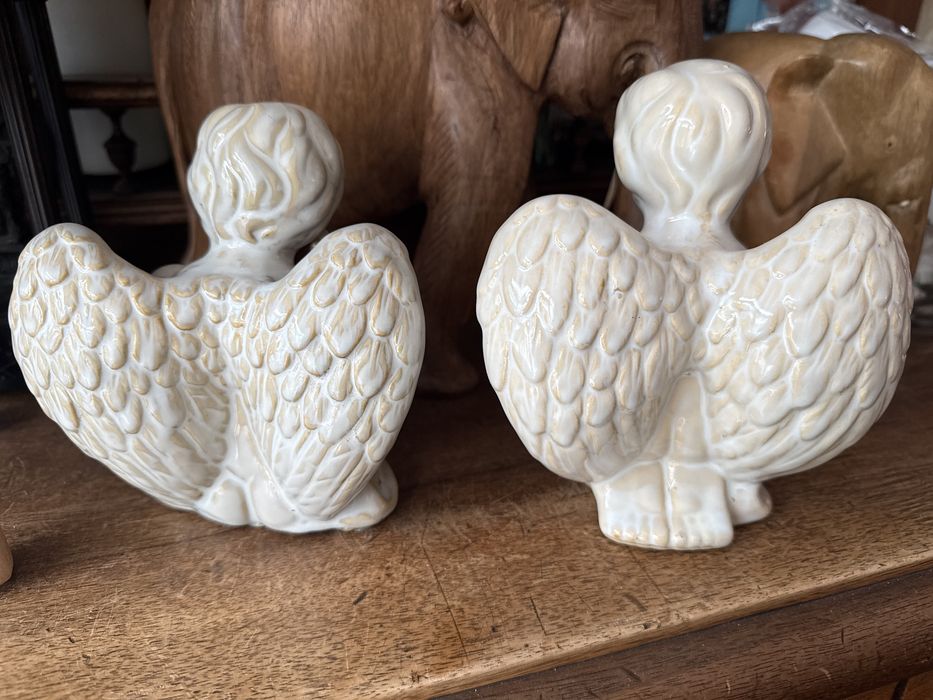 Home&you ceramiczne aniołki anioł aniołek z ceramiki szkla