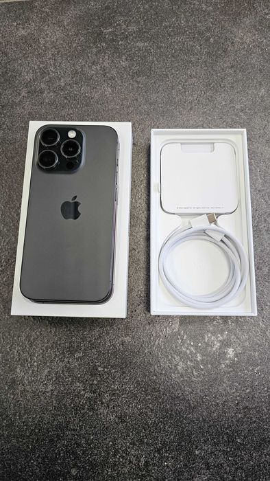 iPhone 15 PRO 1TB Black bat.100% Sklep Navigator Mielec Raty 0%