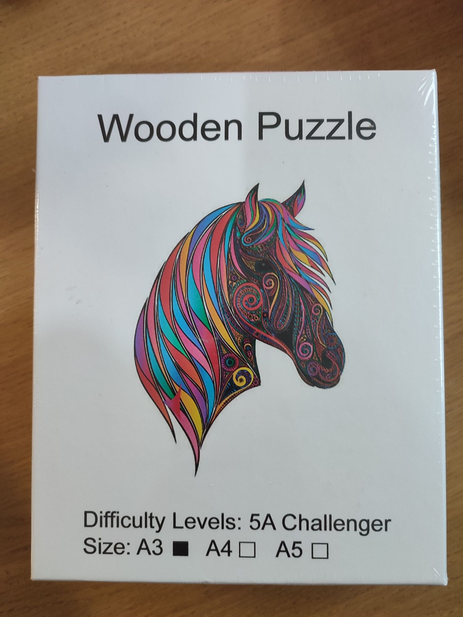 Puzzle drewniane A3 koń NOWE