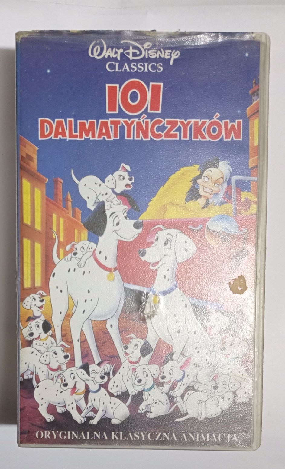 101 dalmatyńczyków Disney bajka vhs