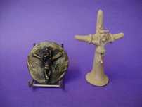 Crucifixo em Terracota Assinado: Rosa Ramalho