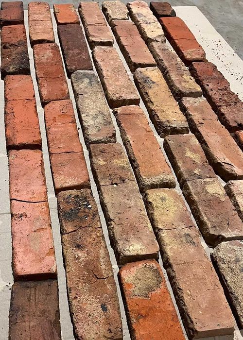 OKAZJA stara cegła płytki lico cena -50% pozostałość po budowie