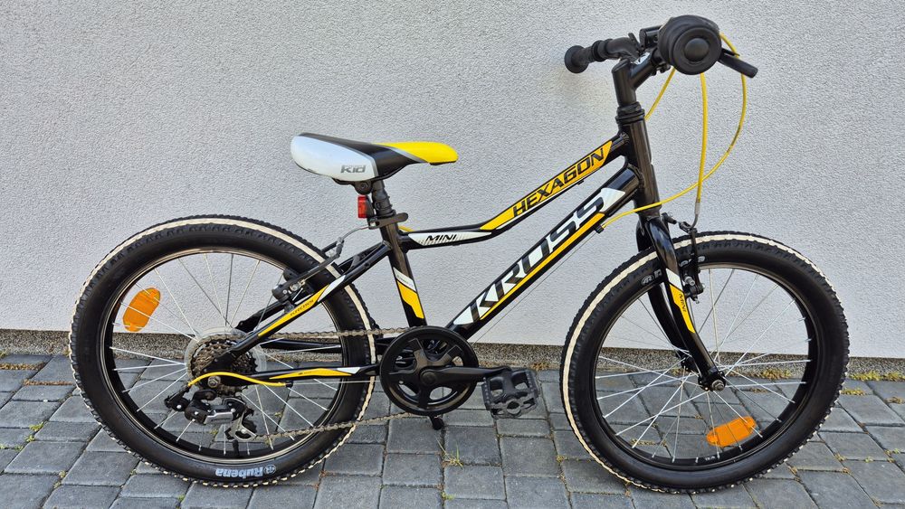 Rower 20 KROSS Hexagon - rama ALU - rowerek dziecięcy