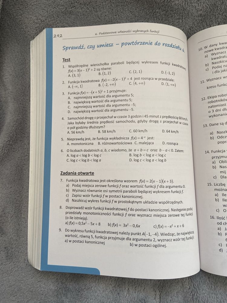 Matematyka 1 zakres rozszerzony
