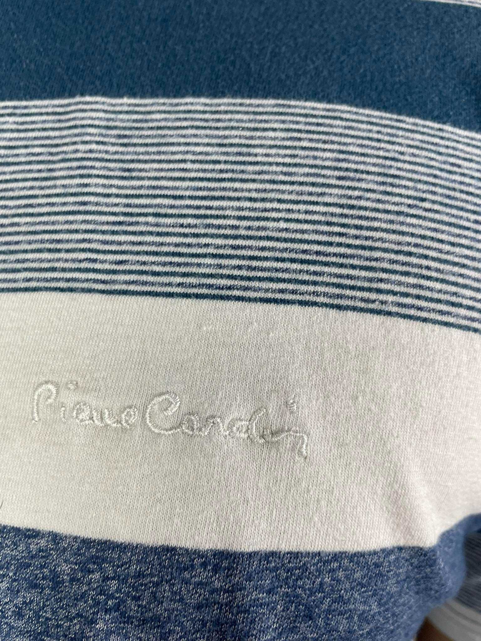 Koszulka Polo Pierre Cardin XXL  w paski niebieska