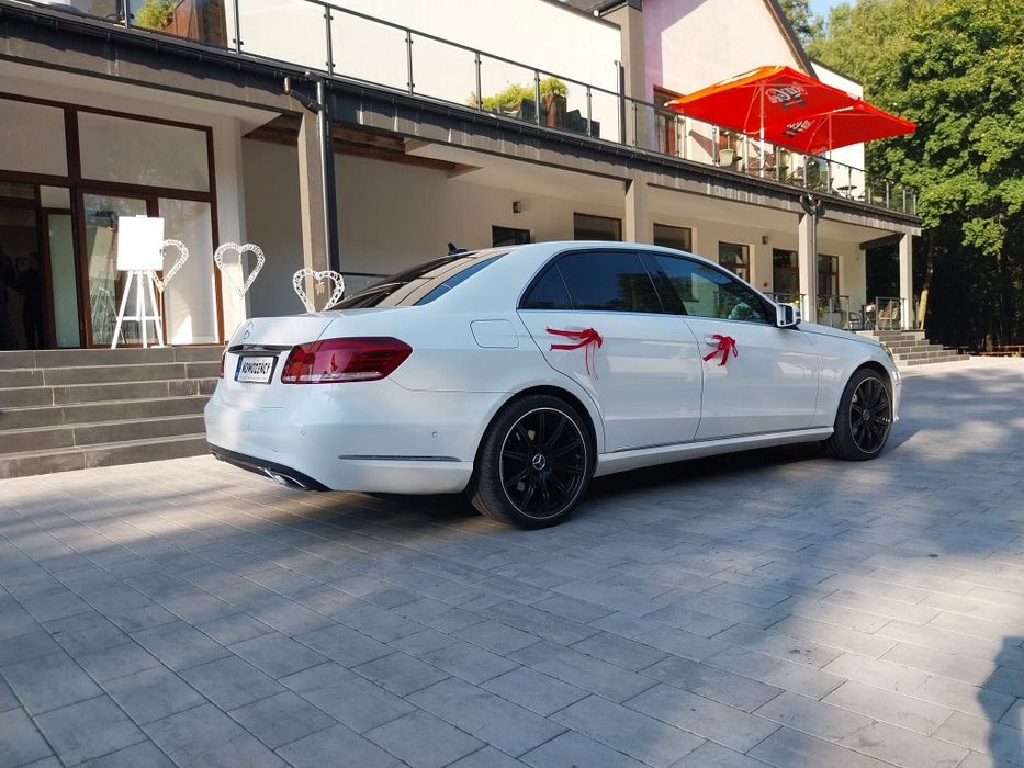 Mercedes E klasy do ślubu Częstochowa/Radomsko, auto/samochód do ślubu