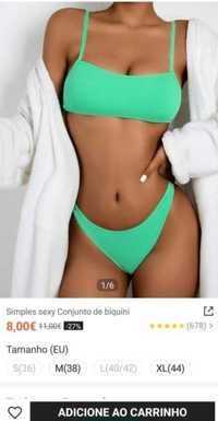 BIKINI NOVO S shein menta