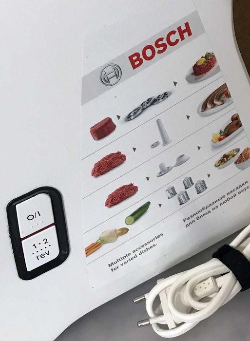 Мясорубка Bosch MFW3640A, 2-x Speed, Reverse, made in Poland, Original