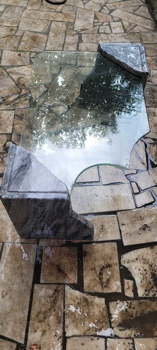 Mesa de sala de estar em Marmore