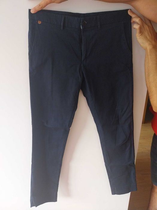 Calças fato Azuis Zara
