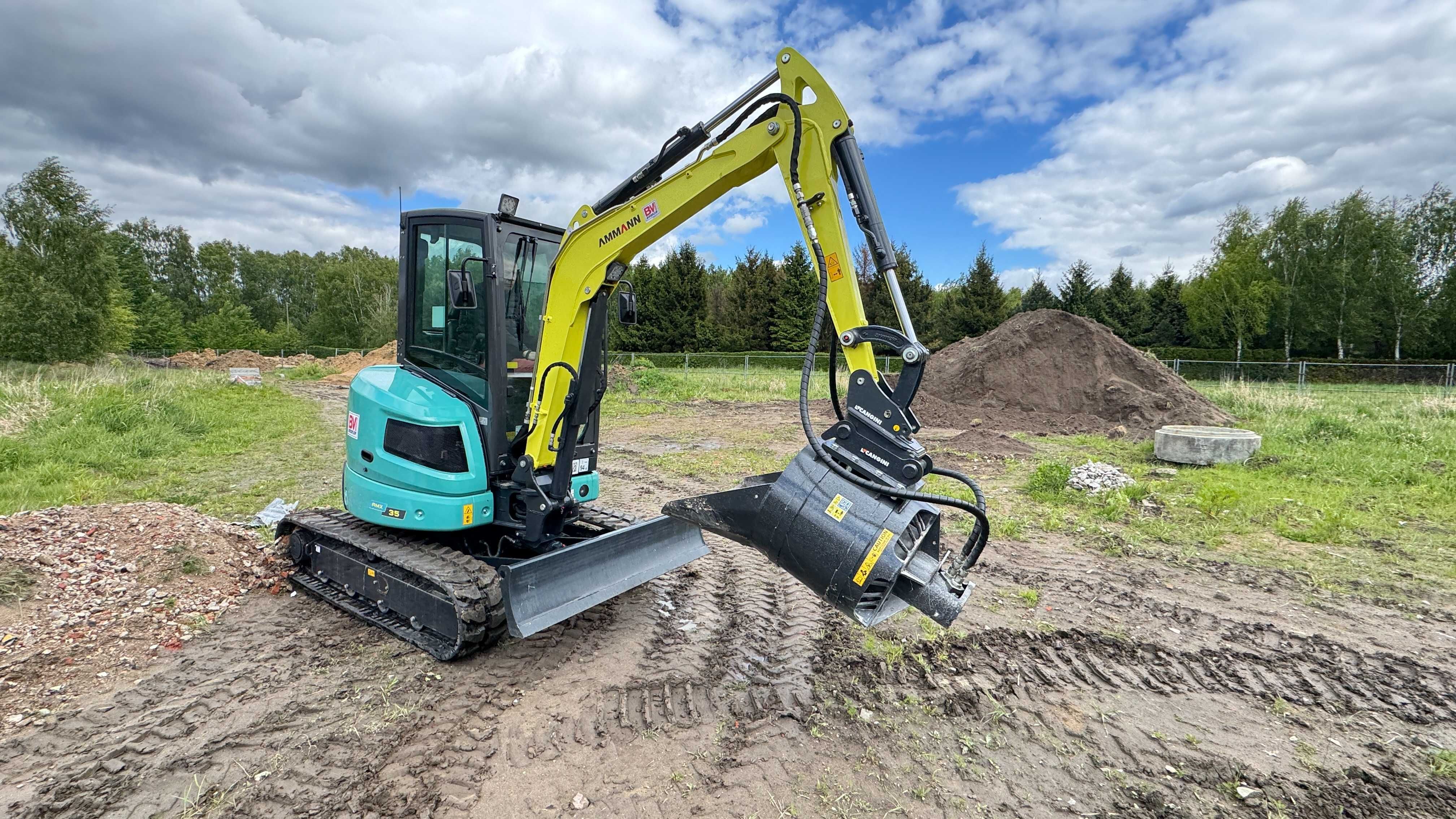 Ammann AMX35 mini koparka 3.5 t silnik Kubota; szwajcaria