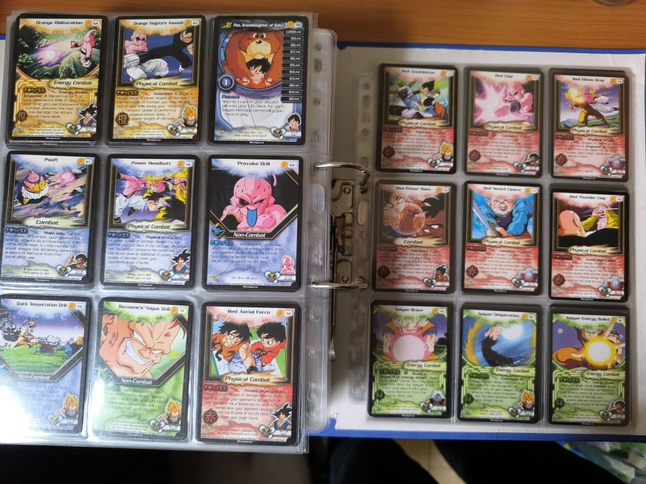 Karty Dragon Ball Z CCG SCORE kompletna Kid Buu saga 1-123.