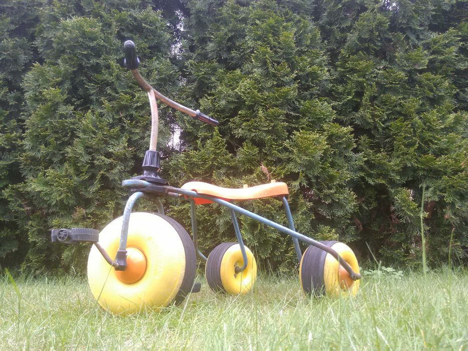 stary rowerek PRL dziecięcy trójkołowy Polska OMEGA rower retro azak