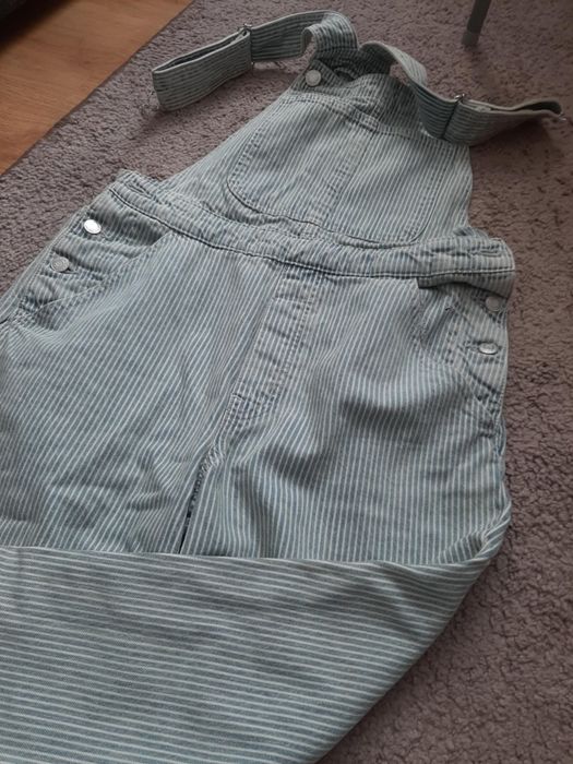 Ogrodniczki damskie Primark jasnoniebieskie w paski rozmiar M nowe