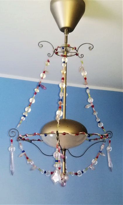 lampa, żyrandol do pokoju dziewczynki ikea