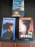 Livros de ficção brochados e encadernados