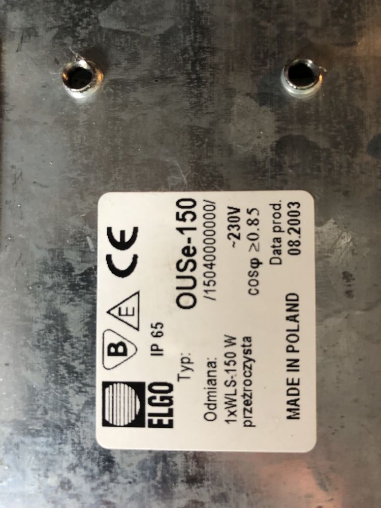 Nowa Lampa latarnia oprawa lampy sodowa+ 2 zarowki Gratis