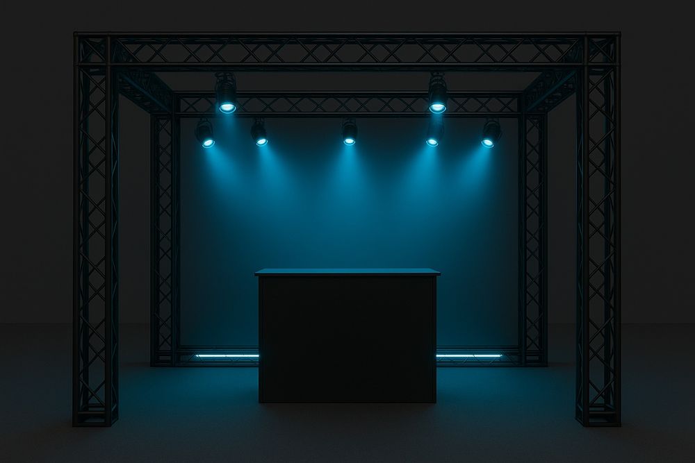 Stoisko targowe produkcja wynajem obsługa transport montaż kratownica