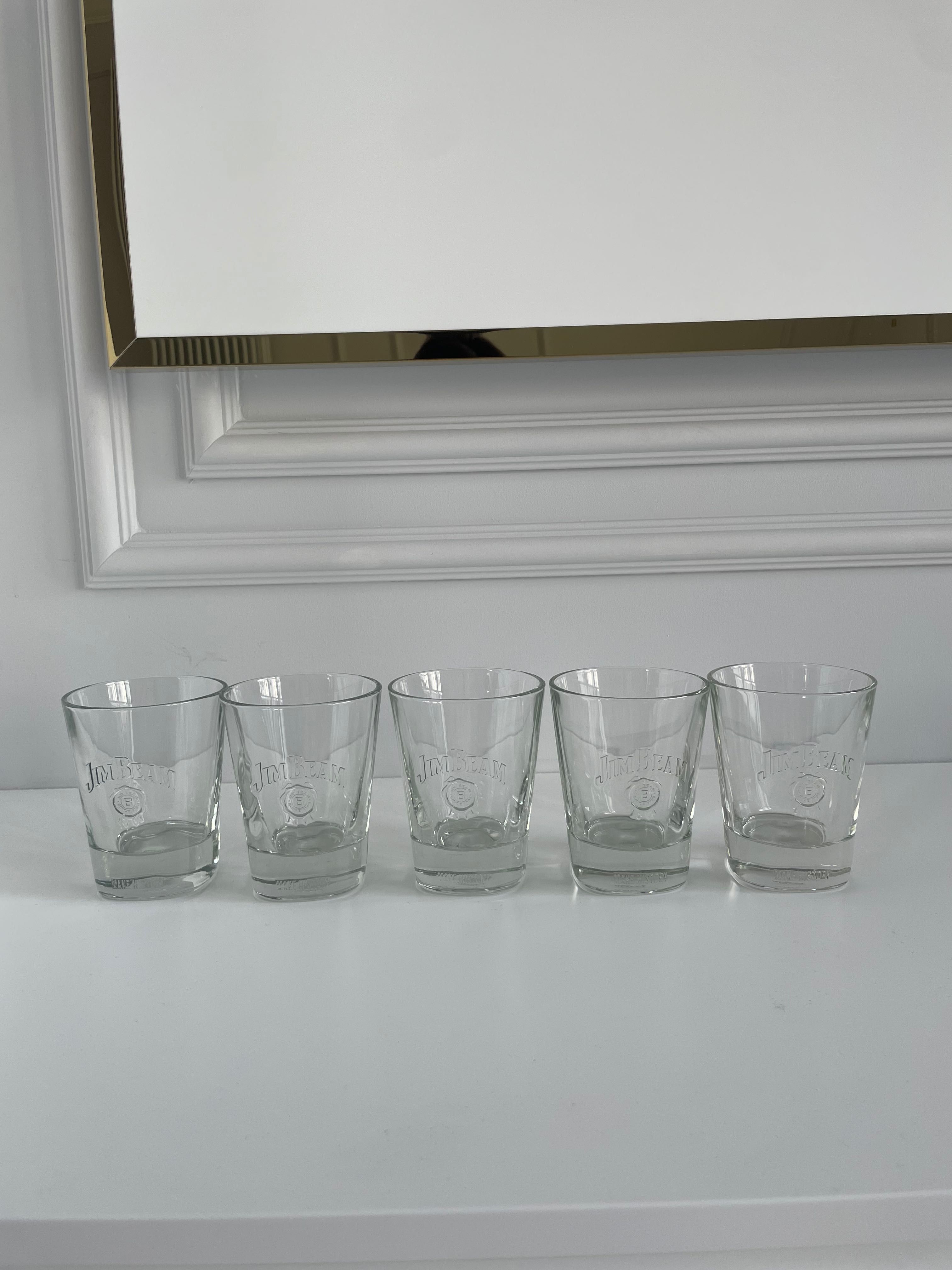 7 szklanek Jim Beam i 14 kieliszków na wódkę Żubrówka