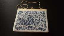 torebka wizytowa petit -point handbag UNIKAT VINTAGE