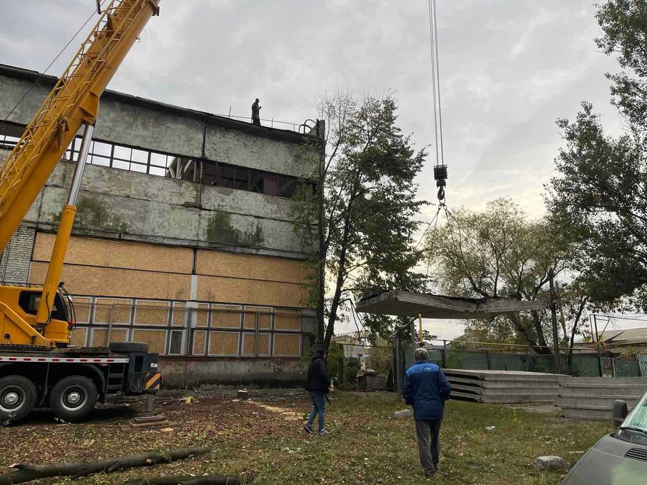 Плити П образні перекриття Монтаж Демонтаж Кран ДОСТАВКА