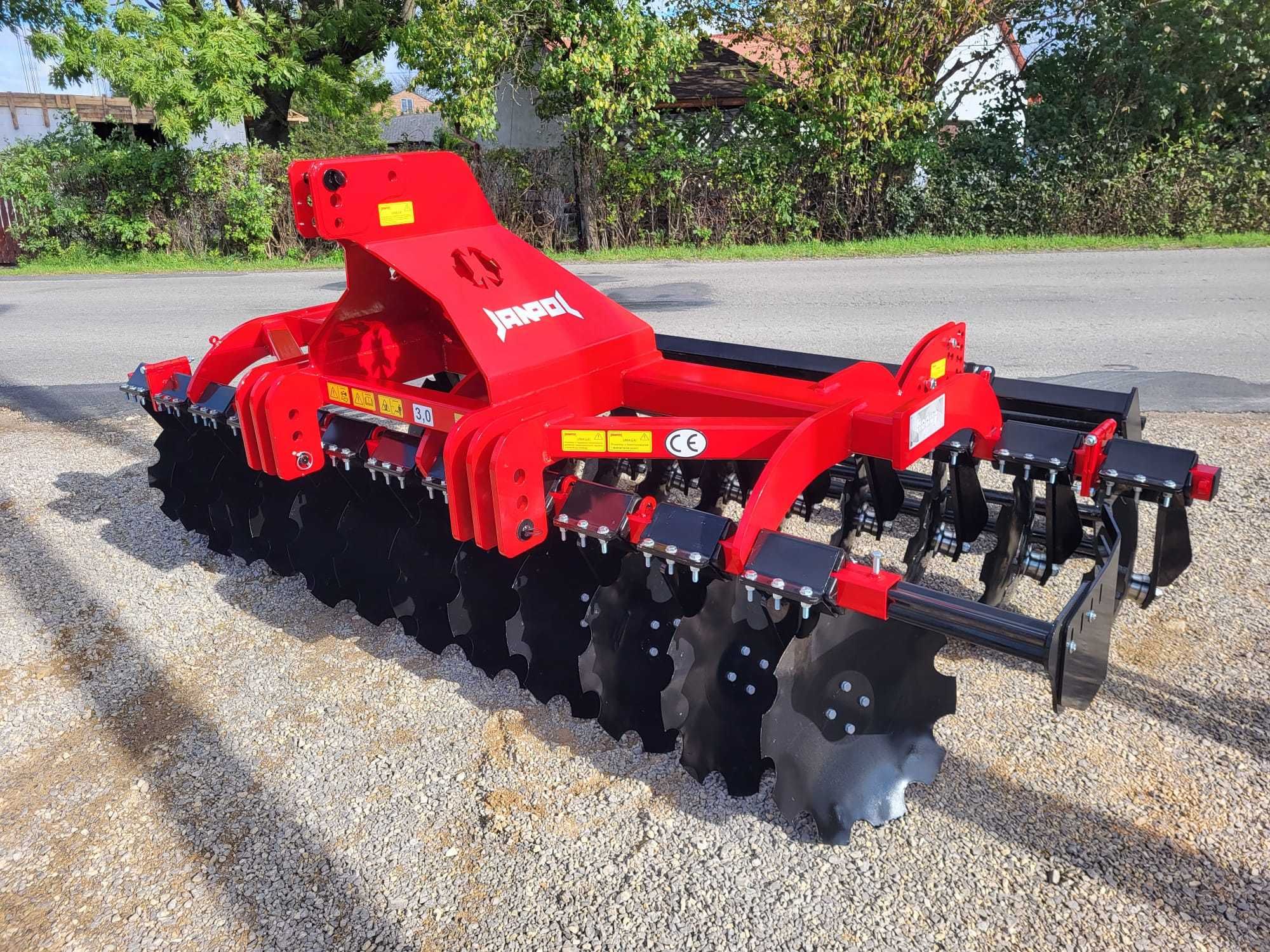 Brona talerzowa TALERZÓWKA 2,5/2,7/3m CIĘŻKA bez hydropaku HEAVY