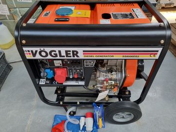 Agregat prądotwórczy 3 fazowy generator Diesel 5,5Kw, VÖGLER GmBh ATS