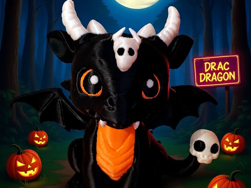 Figura Fantasia Dragão Drácula Halloween