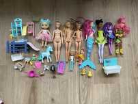 Barbie lalki my little pony evi cave club balerina tiana akcesoria