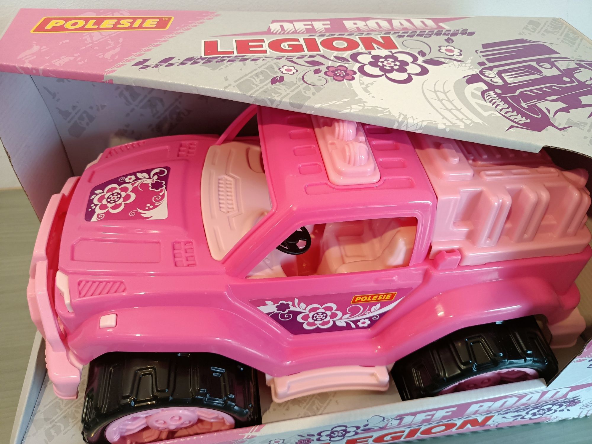 Samochód terenowy Jeep Legion różowy Off road zabawka