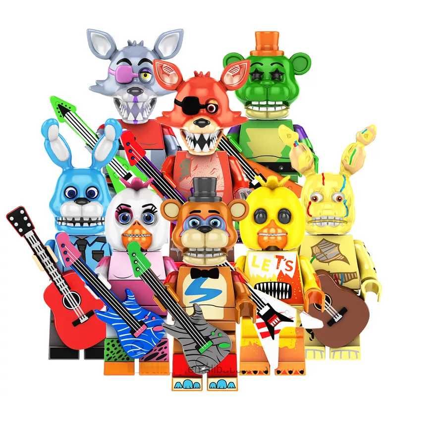 Bonecos minifiguras FNAF: Five Nights At Freddy's nº10 (comp. c/ Lego)