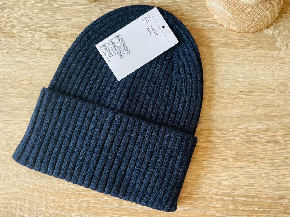 В,язані шапки в рубчик -  від h&m ріст від 6 до 14  років