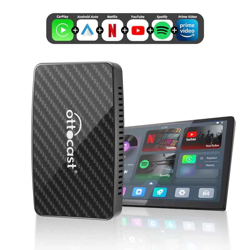 Adaptador Ottocast Play2Video Pro Wireless CarPlay/Android Auto