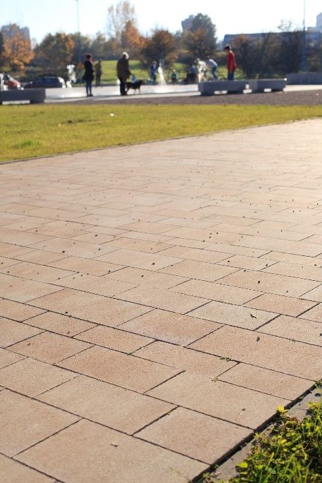 Kostka Brukowa Ideo melanż kolorów Polbruk Bydgoszcz, płyta tarasowa