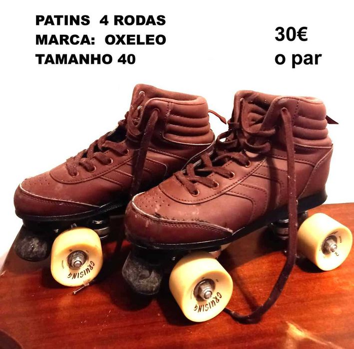 patins 4 rodas em bom estado