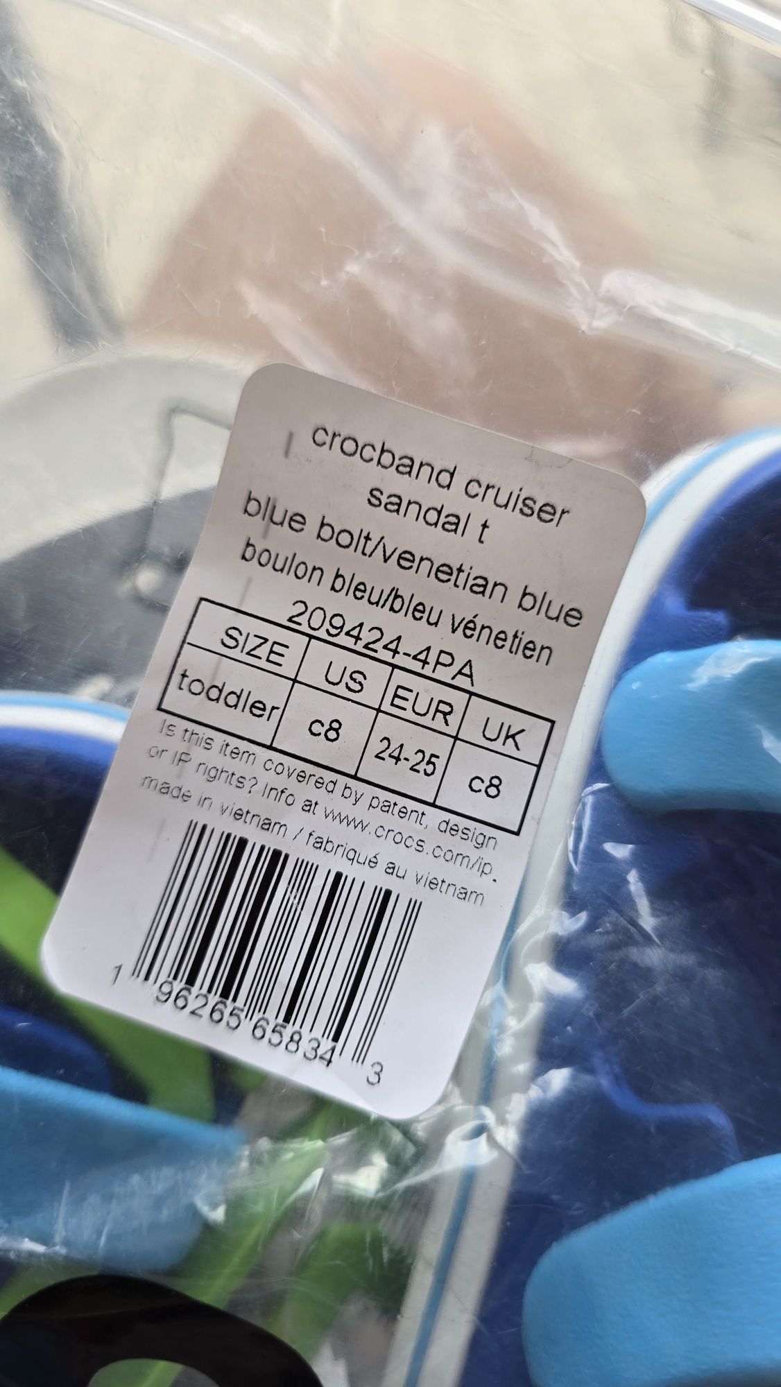 Дитячі сандалі crocs c8-24/25-15cm