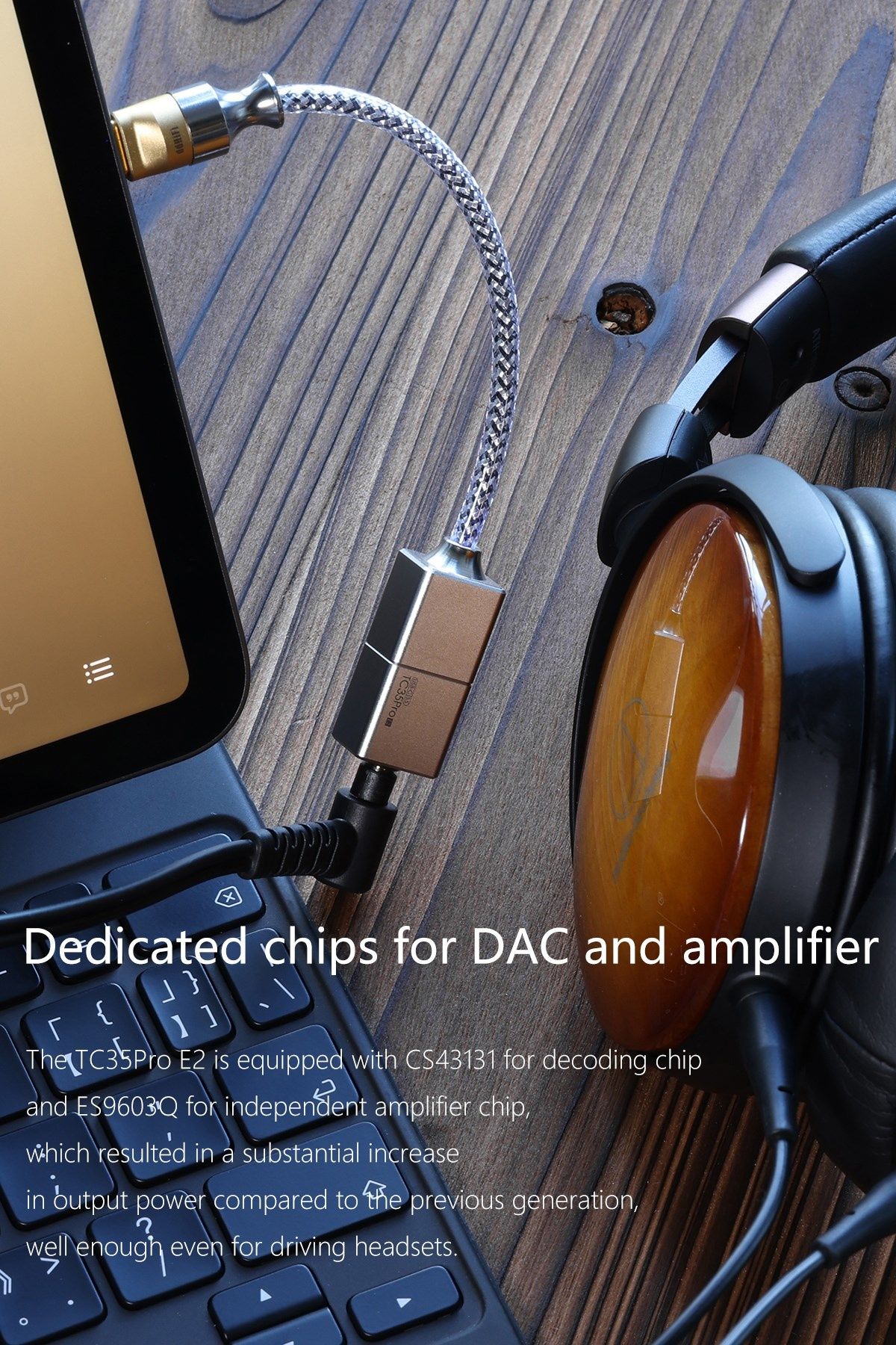 DDHiFi TC35Pro EYE2 (E2) ЦАП Усилитель для Наушников Type-C