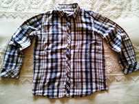 Camisa clássica 7/8 anos flanela fina