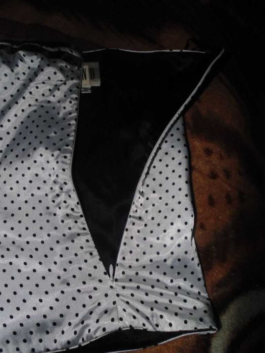 Топ-корсет в горох 44р,атлас