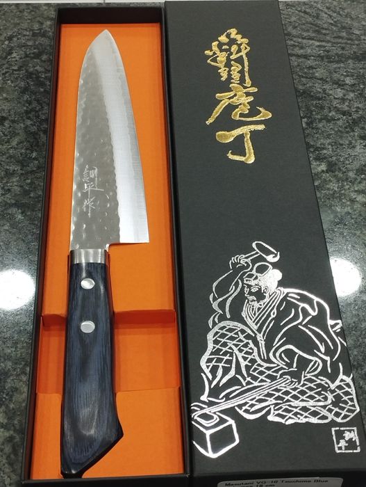 Faca japonesa Masutani Gyuto damasco 18cm
