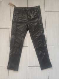 Nowe damskie spodnie lateksowe czarne r.36 wyprzedaż