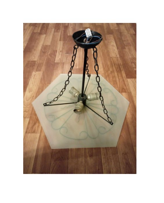 Lampa sufitowa na 3 żarówki E27 Retro