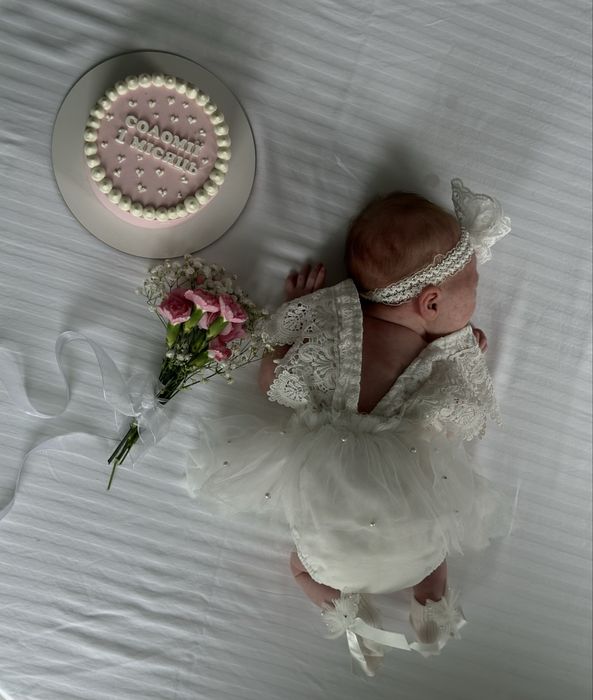 Дитяча святкова сукня-боді