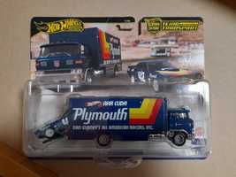 Hot Wheels Team Transport HRV38 '70 Plymouth AAR Cuda & Sakura Spr