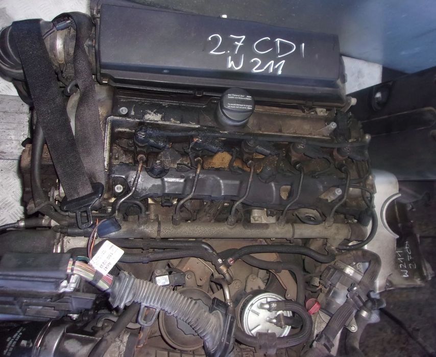 SILNIK MERCEDES W211 W203 2.7 CDI 647 kompletny