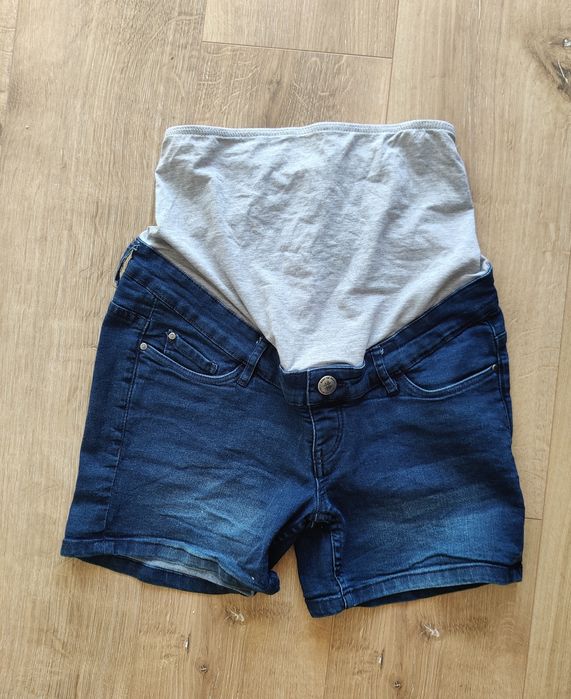 Krótkie spodenki ciążowe M dżinsowe